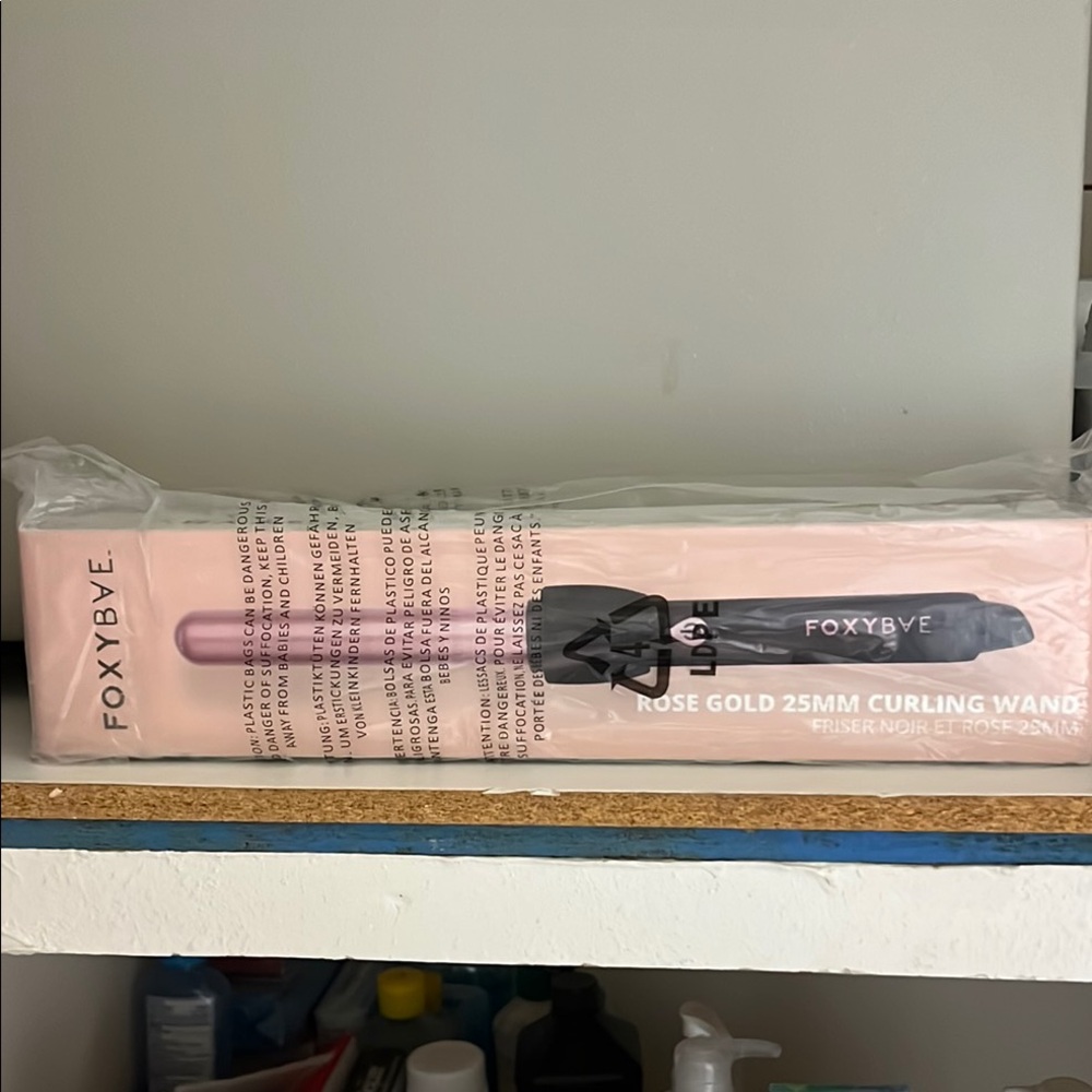 FoxyBae Rose Gold 25mm Curling Wand